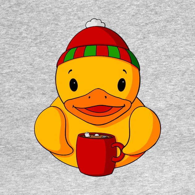 Hot Cocoa Rubber Duck by Alisha Ober Designs